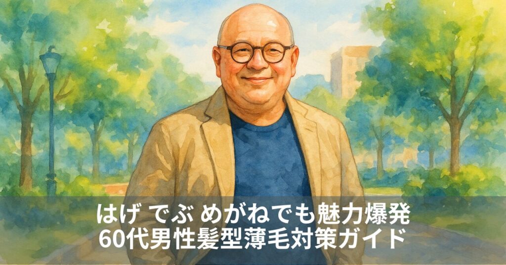 はげ でぶ めがねでも魅力爆発｜60代男性髪型薄毛対策ガイド